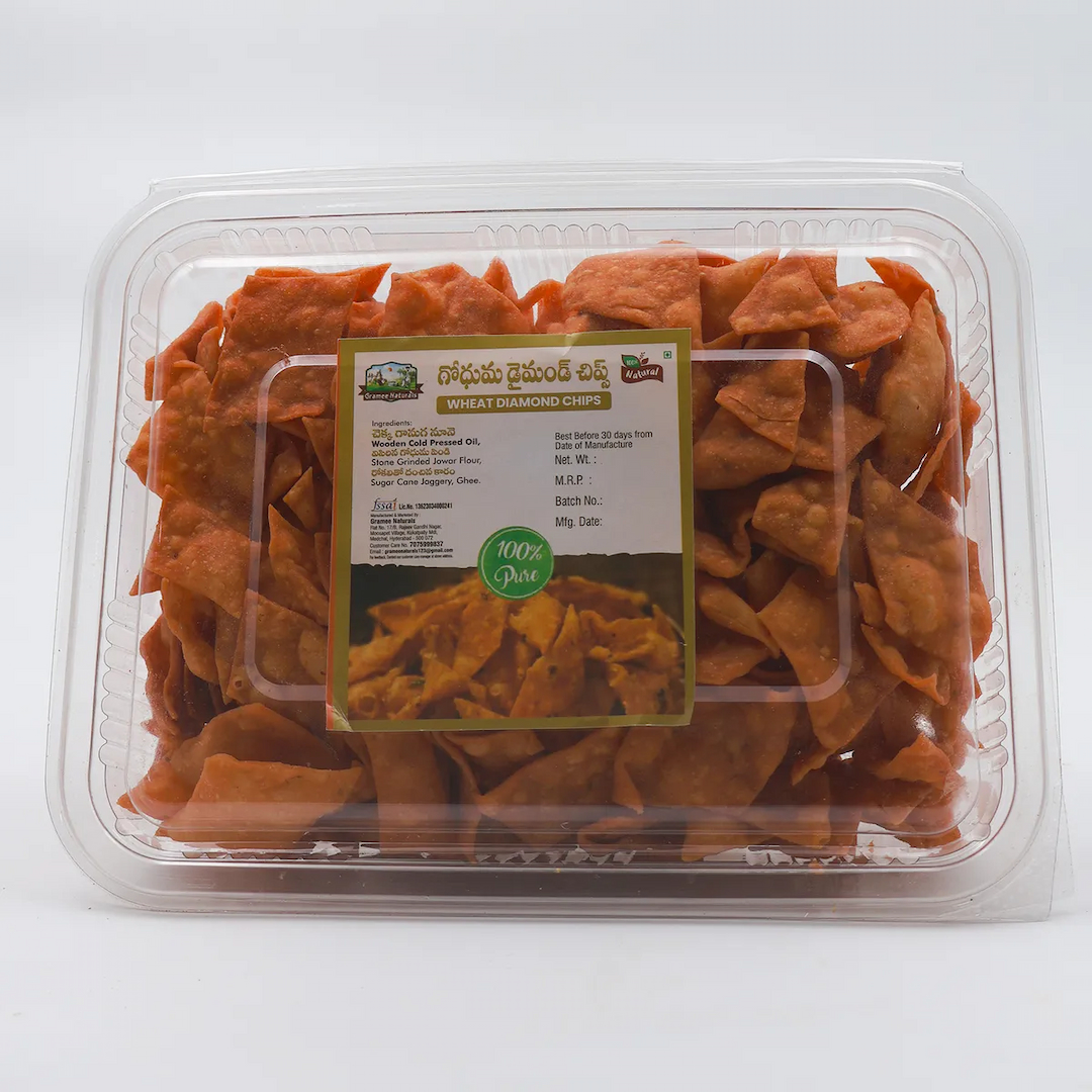 WHEAT DIAMOND CHIPS 250 GMS